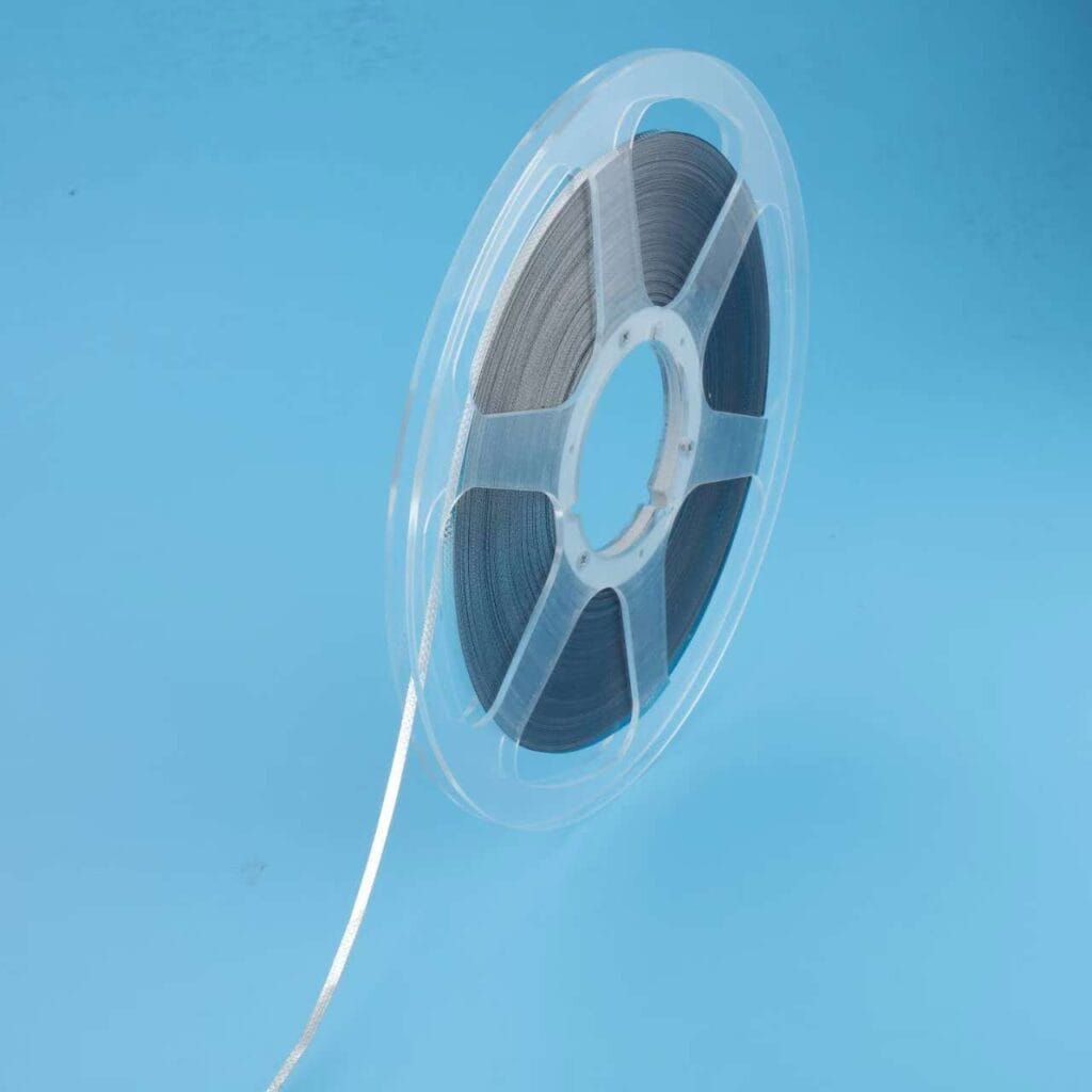 tin coated copper foil tape narrow width and long length with plate single-sided high conductivity charge collector tape