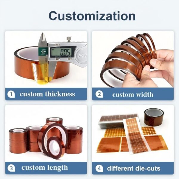 custom kapton polyimide tape die cuts