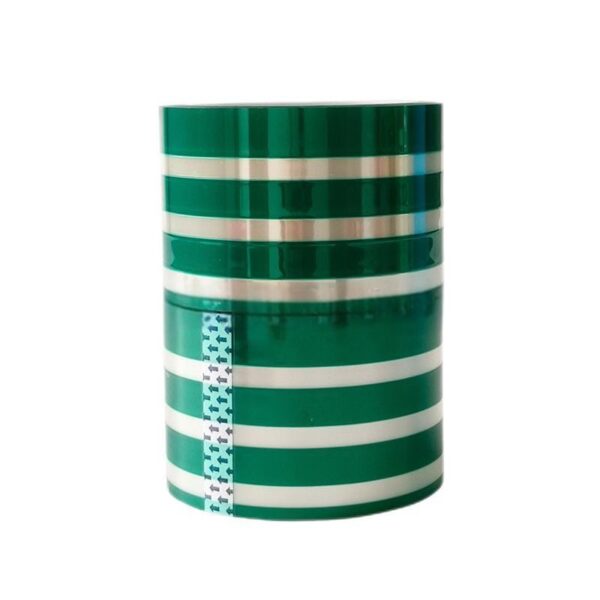 green PET interval spacer tape high temperature masking tape green PET interval spacer tape high temperature masking tape
