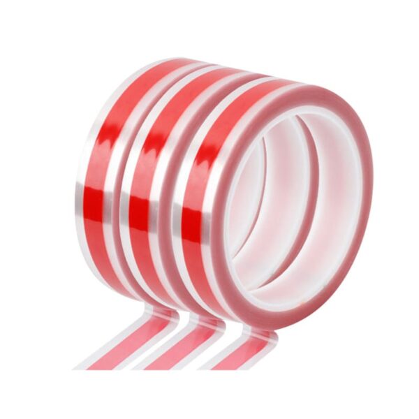 high temperature red PET spacer tape with glue and without glue high temperature red PET spacer tape with glue and without glue
