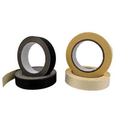 flame-retardant black and white acetate cloth tape