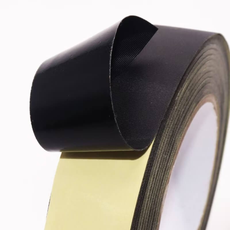 black acetate cloth tape with liner