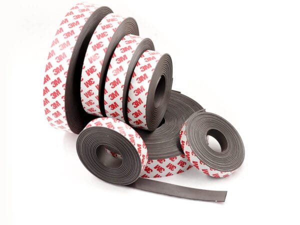 black magnet sheet with adhesive tape