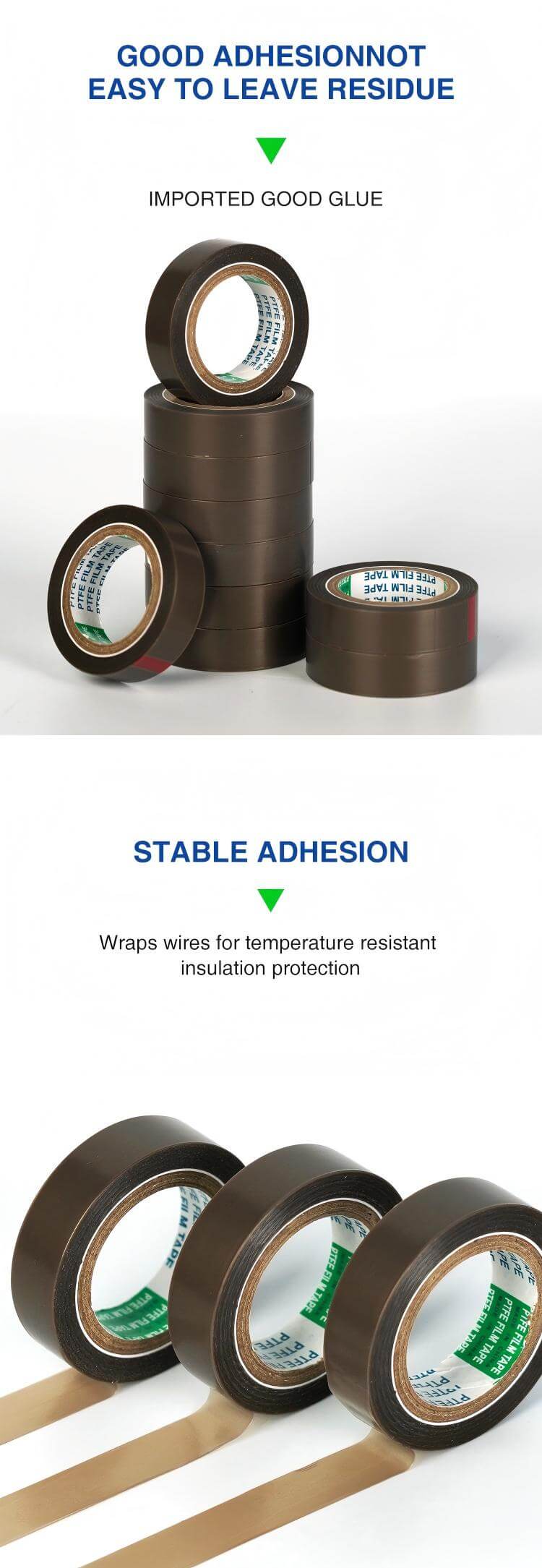 ptfe film adhesive tape gray