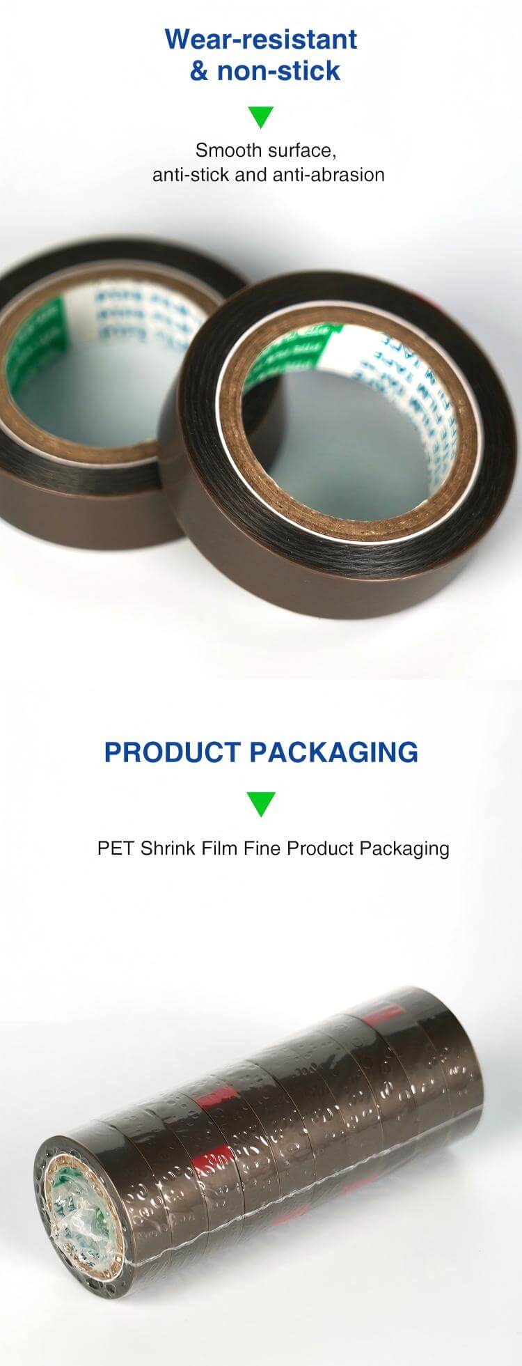 ptfe film adhesive tape grey color for bag sealer machine