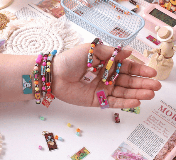 DIY Creative Wearable Shareable Sticky Roll Sticker Bracelet Toy Jewelry for Children Gifts