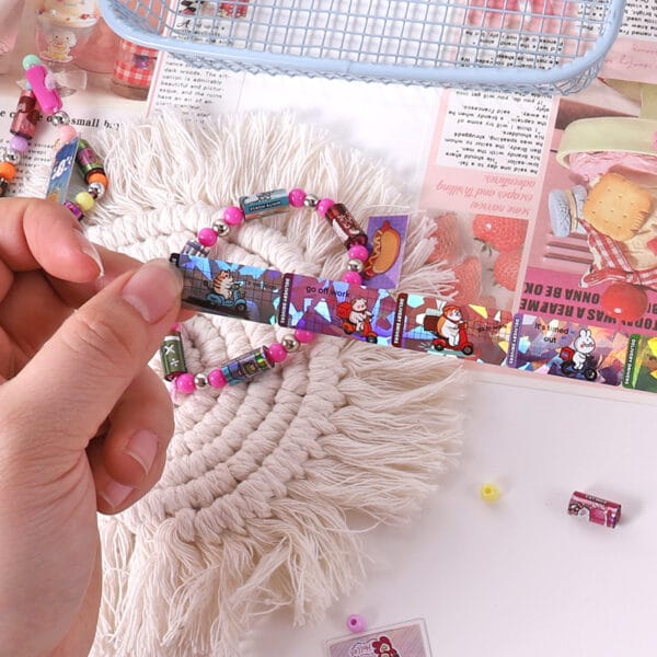 DIY Creative Wearable Shareable Sticky Roll Sticker Bracelet Toy Jewelry for Children Gifts