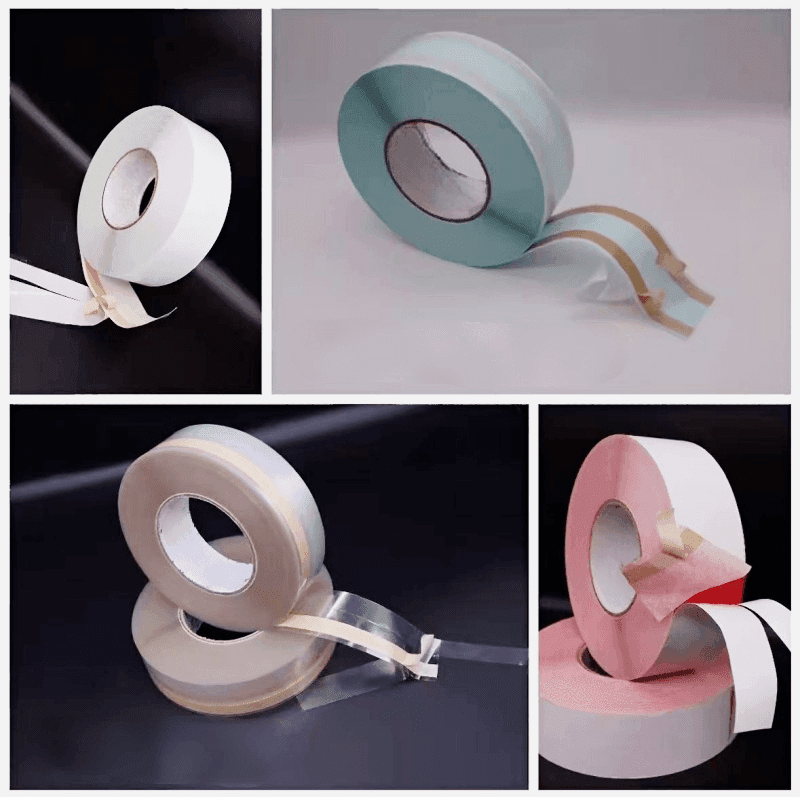 fly splicing tape red blue double sided with liner
