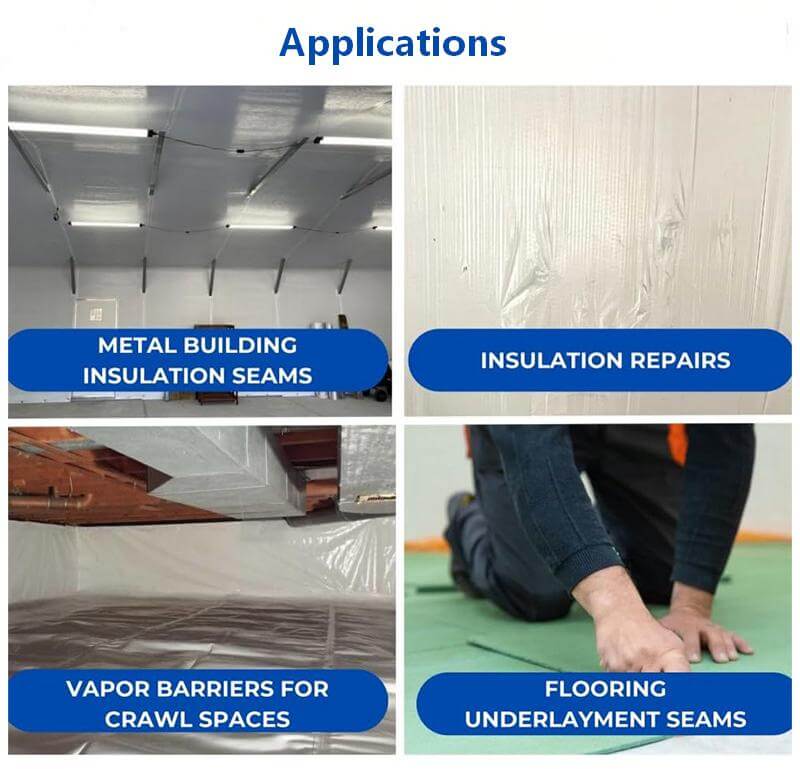 vapor barrier tape for crawl space
