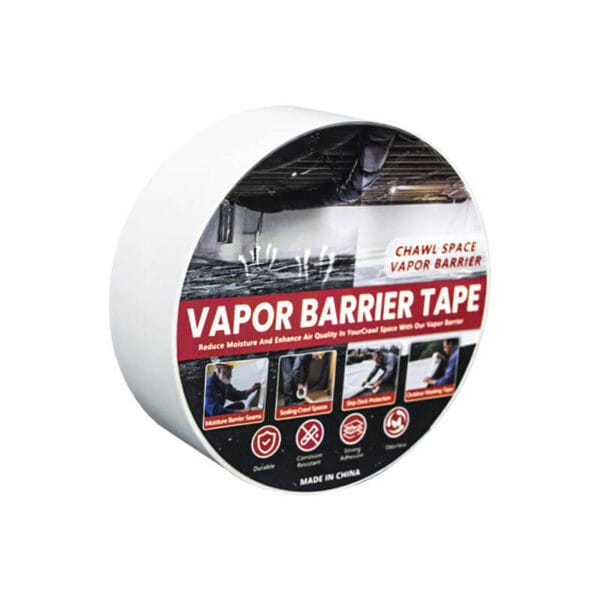 Waterprooof Moisture Vapor Barrier Tape White Polyethylene Tape Wholesale-Moisture Sealing and Seams for Crawl Spaces, Vapor barriers, Marine, Insulation