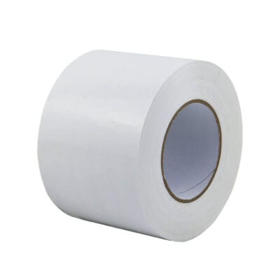 white vapor barrier tape