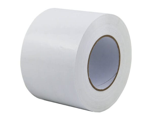 white vapor barrier tape