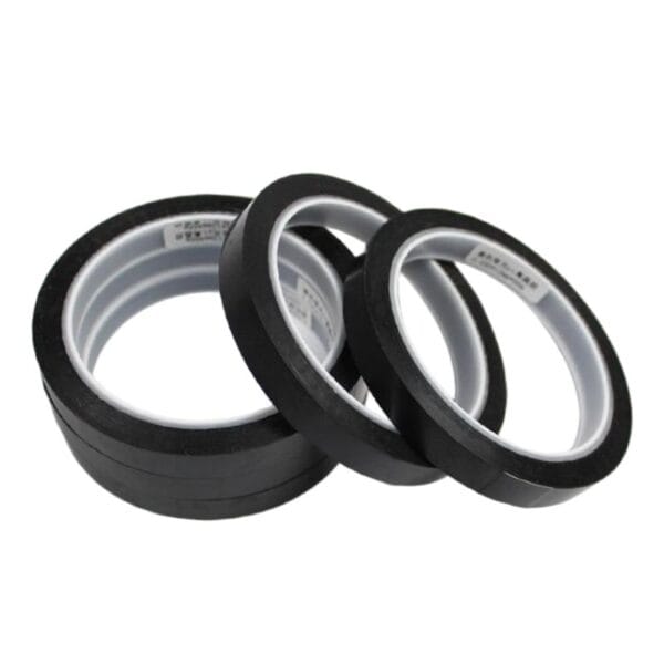 Black kapton tape light shielding