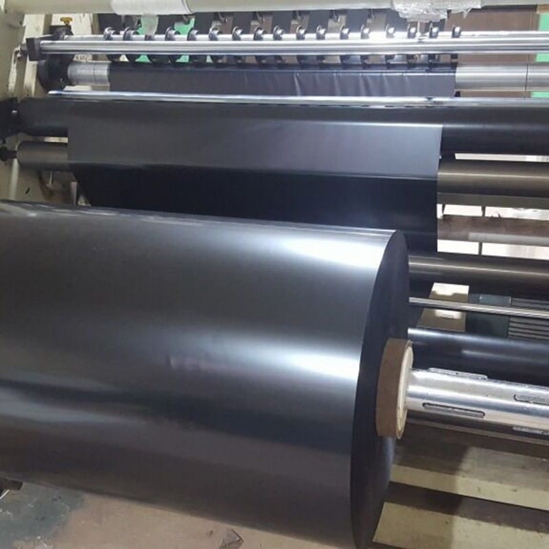 Black polyimide tape jumbo roll light shielding high temperature resistant 