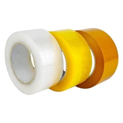 clear yellowish brown packing tape scotch tape cello tape