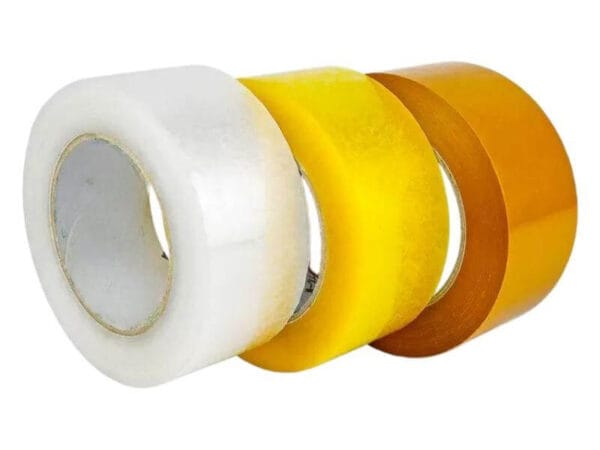 clear yellowish brown packing tape scotch tape cello tape