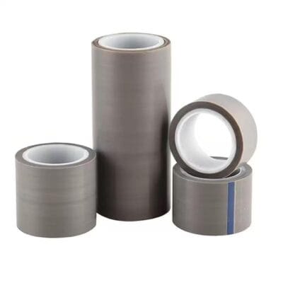 High Temperature Resistant Grey Skived PTFE Film Adhesive Tape for for Heat Sealing and Packaging Machines