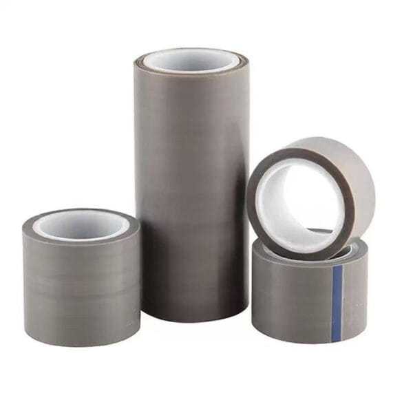 High Temperature Resistant Grey Skived PTFE Film Adhesive Tape for for Heat Sealing and Packaging Machines