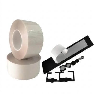 die cut double sided silicone adhesive tape PET AB tape for silicone products