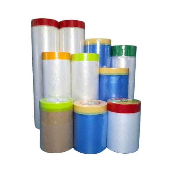dust-proof various pre taped masking film supplier for paint masking