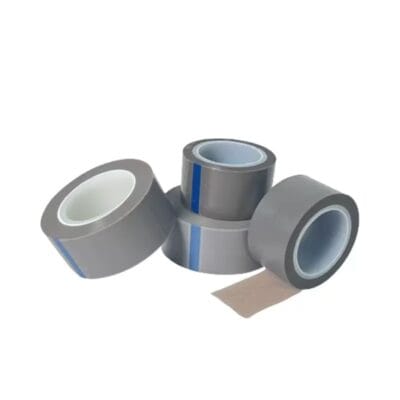 High Temperature Resistant Grey Skived PTFE Film Adhesive Tape for for Heat Sealing and Packaging Machines