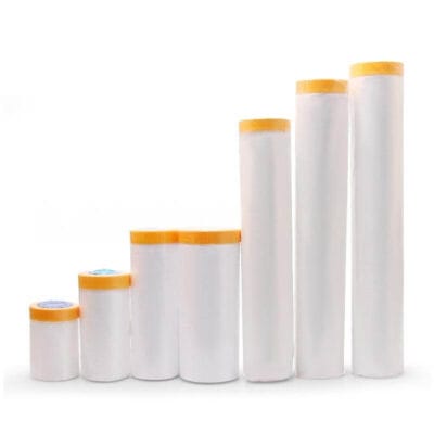 yellow washi pre taped masking film