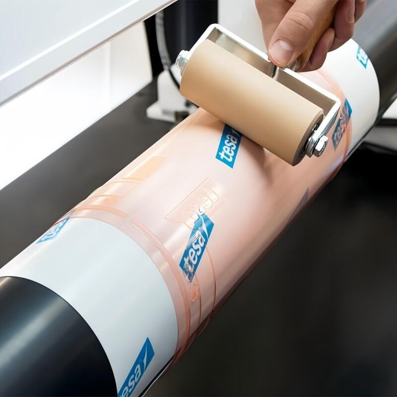Tesa plate mounting tape applications