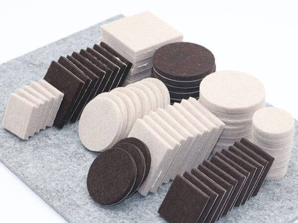 Black White Grey Mult Shape Felt Pads Furniture Protector Black White Grey Multiple Shapes Felt Pads Furniture Protector Felt Dots Felt Strips